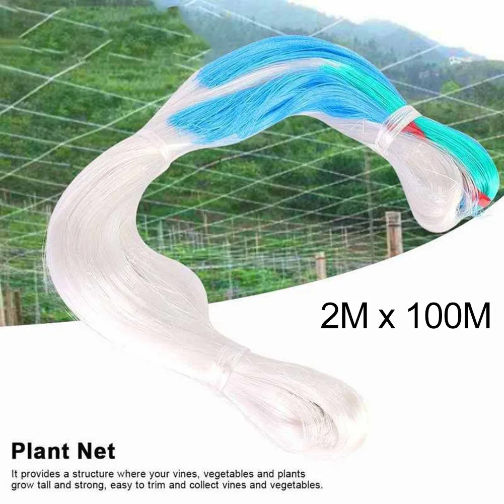 Plant Support Trellis Netting Climbing - 2 X 100M Polythene Garden Plant
