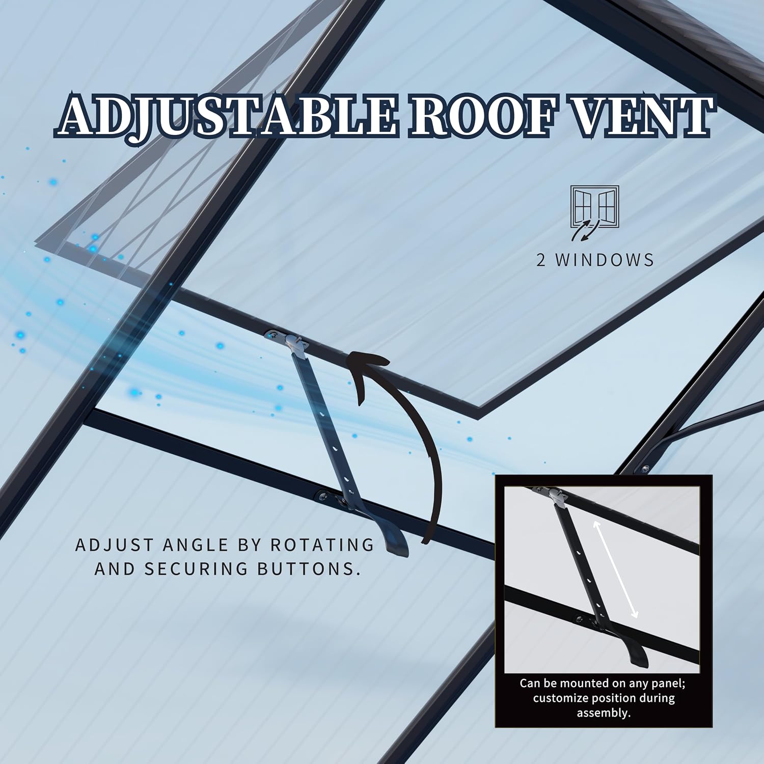 Walk-in Greenhouse Polycarbona - огляд і ціна Polycarbonate Greenhouse Aluminum Frame