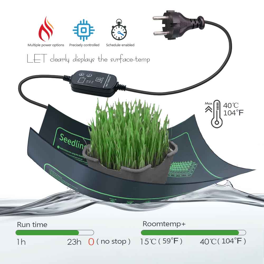7-100W Plants Heating Pad with - огляд і ціна Plant Seedling Heat Mat Waterproof
