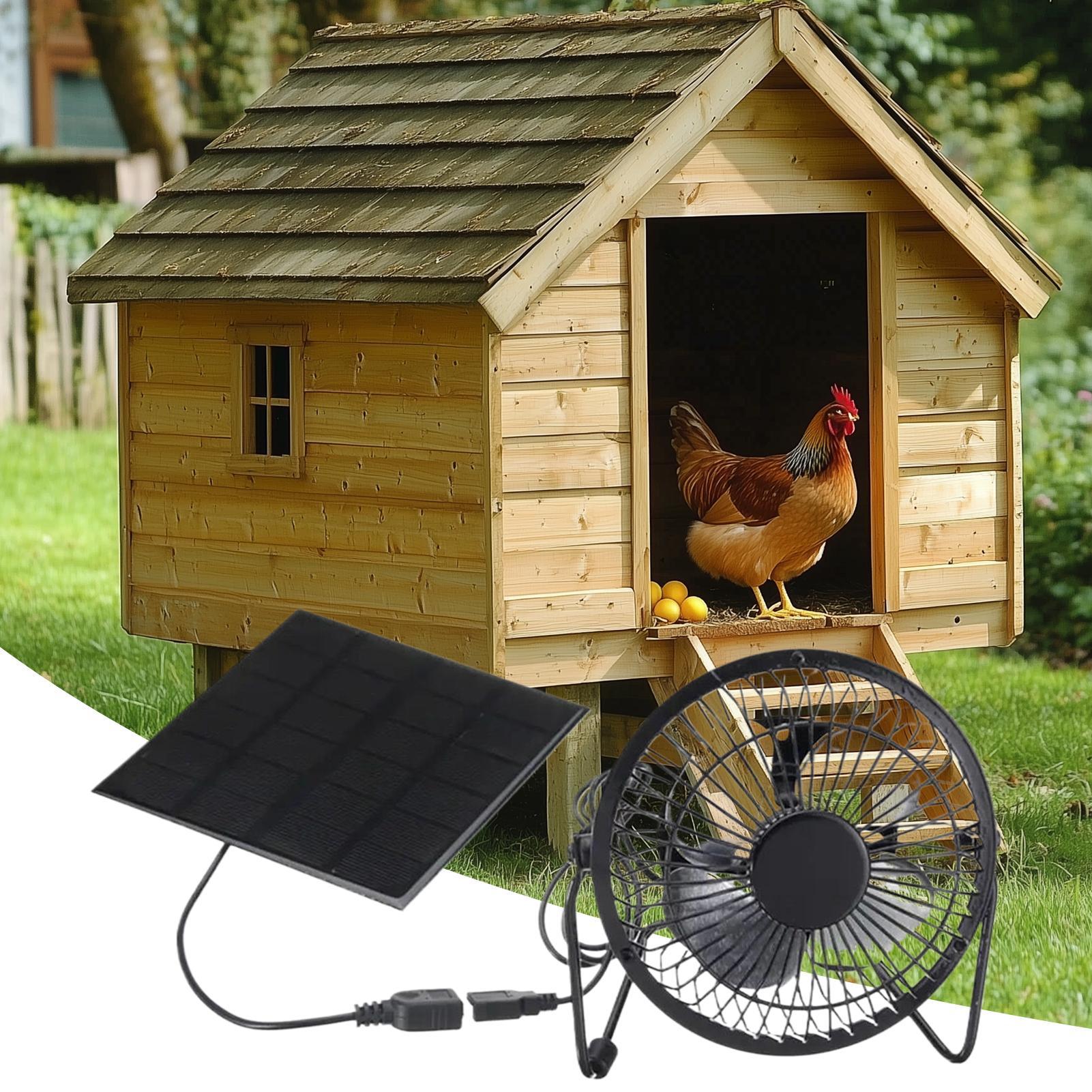 Solar Greenhouse Fan 5W Waterp - огляд і ціна Greenhouse Circulation Fan Waterproof