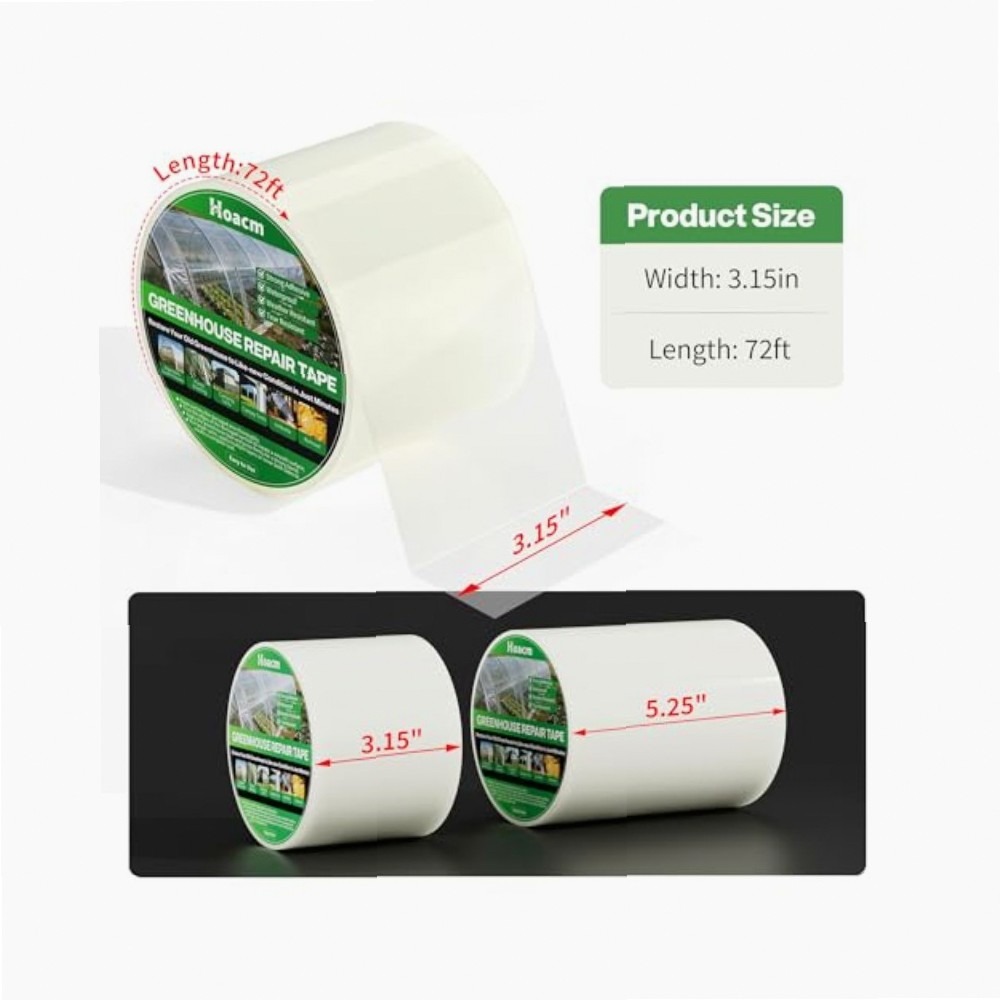Greenhouse Repair Tape Clear H - огляд і ціна Greenhouse Repair Tape Uv Resistant