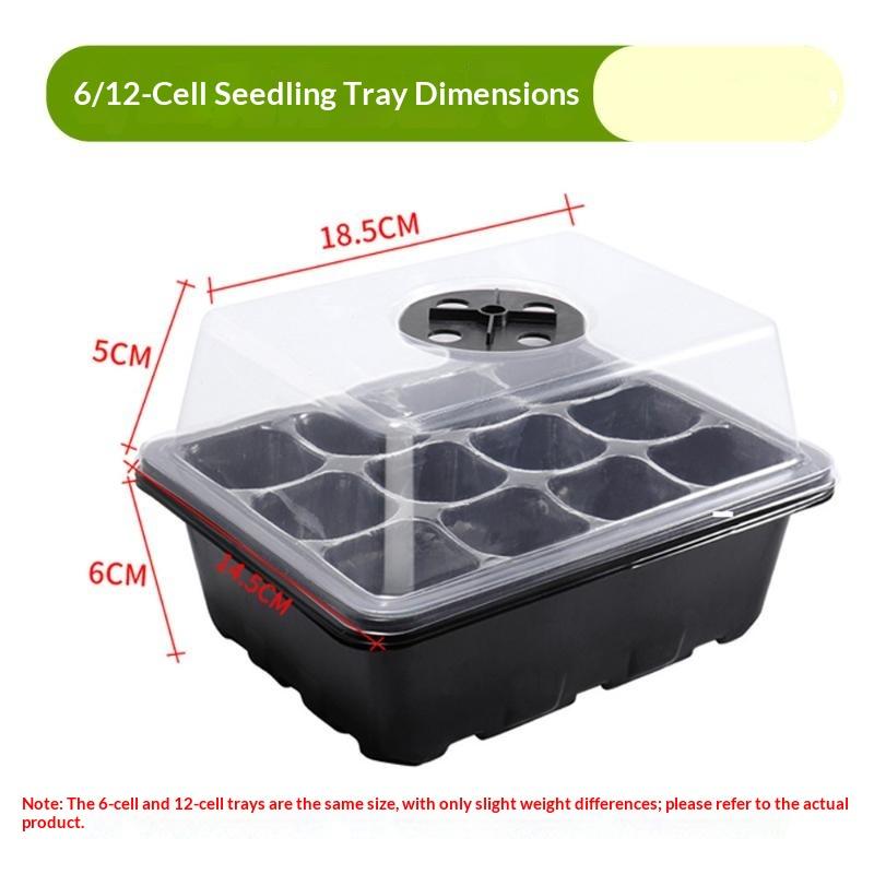 【MA】6/12-Cell Home Seed Starte - огляд і ціна Seed Starter Tray Kit With Grow Light