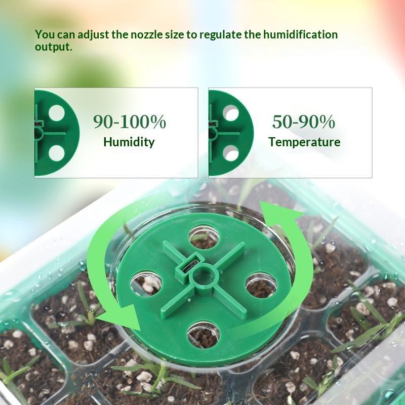 【MA】6/12-Cell Home Seed Starte - огляд і ціна Seed Starter Tray Kit With Grow Light
