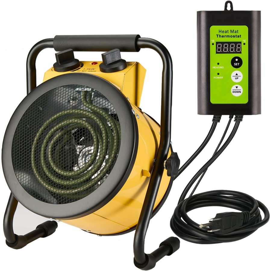 Greenhouse Heater with Digital - огляд і ціна Greenhouse Heater Electric Digital Thermostat