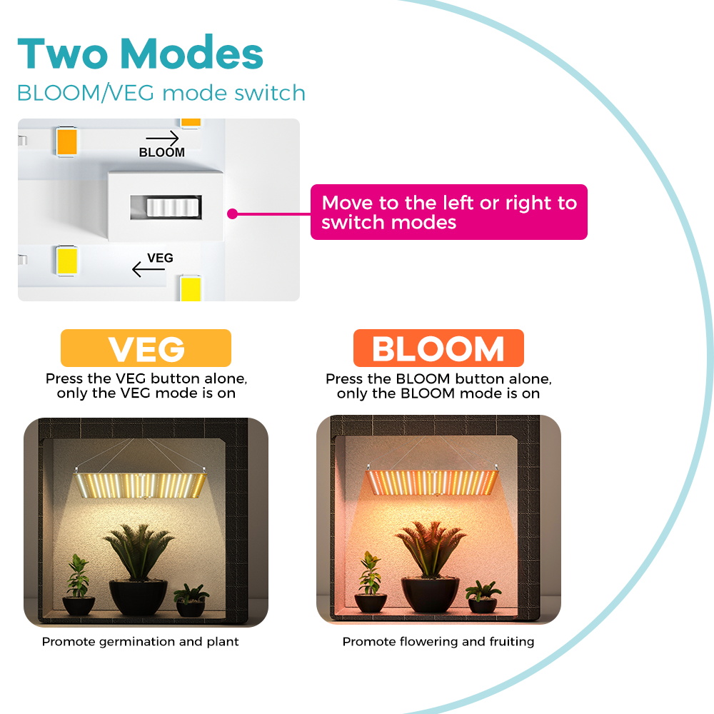 350W LED Plant Gorw Light Full - огляд і ціна Seed Starter Tray Kit With Grow Light