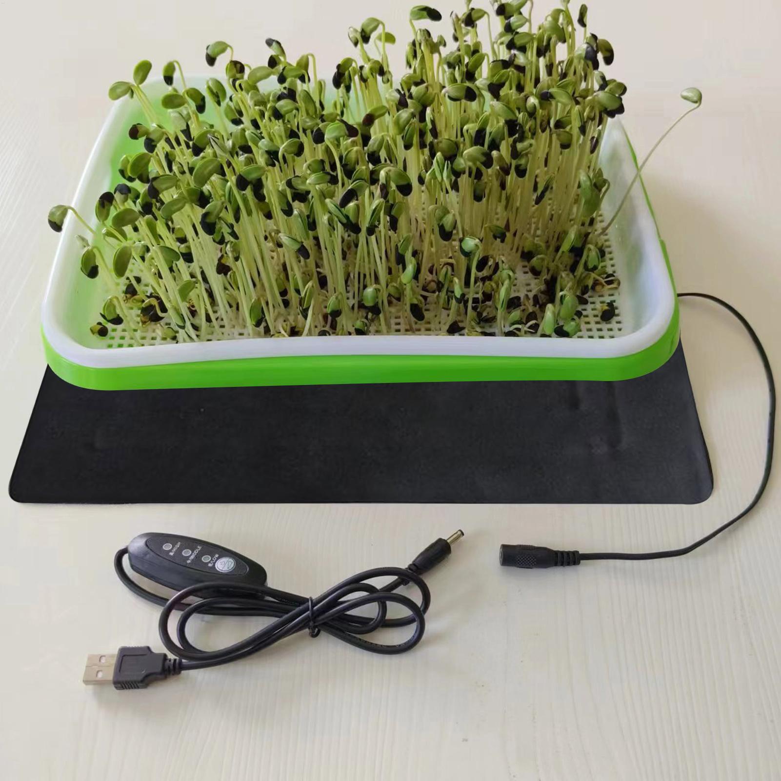 Seedling Mat USB-Powered Water - огляд і ціна Plant Seedling Heat Mat Waterproof