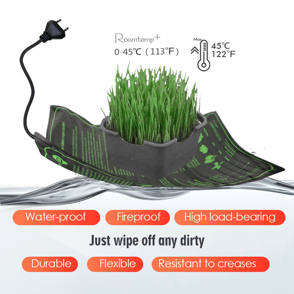 17.5W 45W 100W Garden Seedling - огляд і ціна Plant Seedling Heat Mat Waterproof