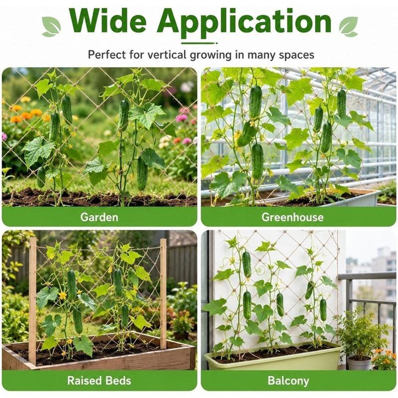 ABUG-Jute Trellis Netting For  - огляд і ціна Plant Support Trellis Netting Climbing