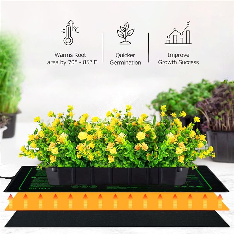 AEE4-Seedling Heating Mat,Warm - огляд і ціна Plant Seedling Heat Mat Waterproof